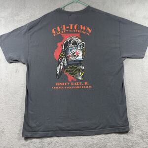 Harley Davidson Shirt Adult 2XL Gray Motorcycle Biker Graphic Tee Chicago